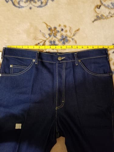 Vtg NWT Lee Riders Regular Fit Boot Cut Jeans Indigo Denim 40x32 38x31 Union USA - Thumbnail 13