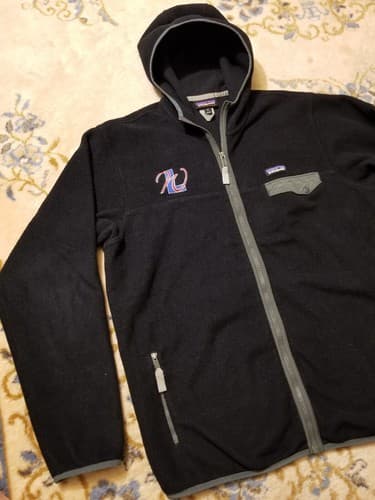 Patagonia Light Synchilla Snap T Hoody Black Full Zip Fleece Jacket Men’s XL - Thumbnail 2