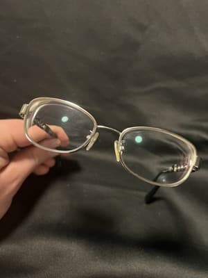 Coach HC5072Q 9015 Silver Black Oval Eyeglasses Frame ONLY 51-17 135 Chain Link - Thumbnail 13