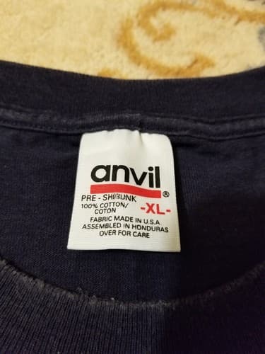 Vintage 90s Seattle Washington Anvil Mens T-Shirt Size XL Blue Preshrunk USA - Thumbnail 3