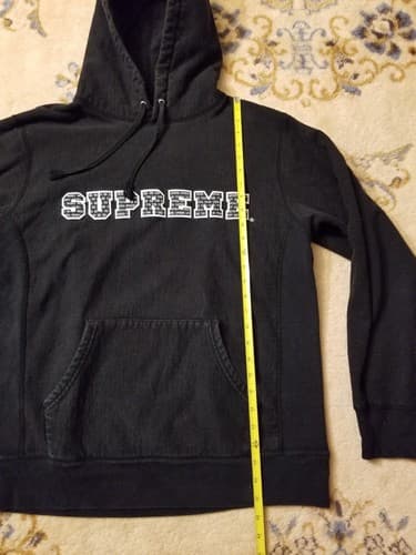 Supreme The Most Black Sweatshirt Hoody Mens Large Hooded Street Skate Wear L - Thumbnail 13