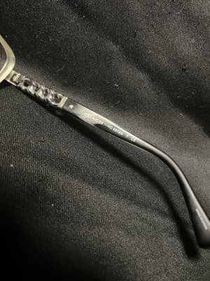 Coach HC5072Q 9015 Silver Black Oval Eyeglasses Frame ONLY 51-17 135 Chain Link - Thumbnail 5