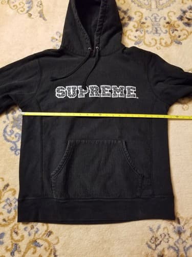 Supreme The Most Black Sweatshirt Hoody Mens Large Hooded Street Skate Wear L - Thumbnail 14