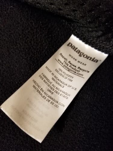 Patagonia Light Synchilla Snap T Hoody Black Full Zip Fleece Jacket Men’s XL - Thumbnail 10