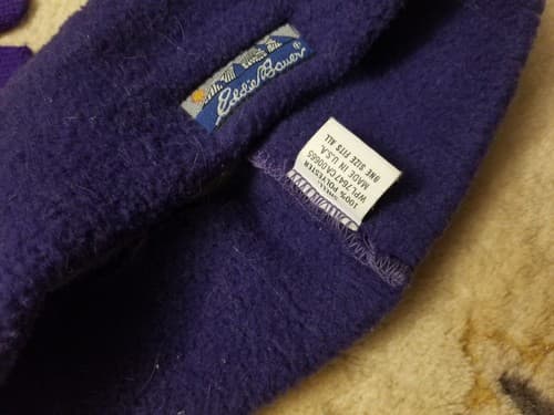 Vtg UW Washington Huskies Football Washington Gloves S Purple Knit/ Headband Lot - Thumbnail 6