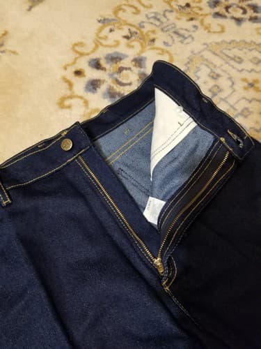 Vtg NWT Lee Riders Regular Fit Boot Cut Jeans Indigo Denim 40x32 38x31 Union USA - Thumbnail 8