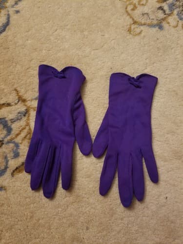 Vtg UW Washington Huskies Football Washington Gloves S Purple Knit/ Headband Lot - Thumbnail 9