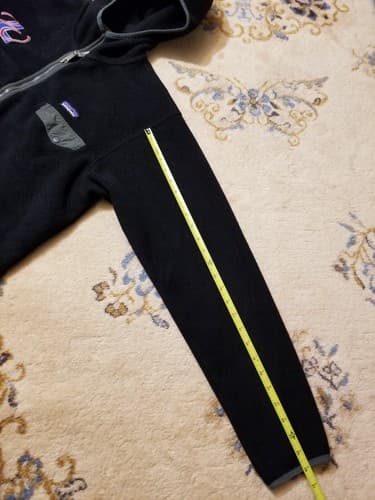 Patagonia Light Synchilla Snap T Hoody Black Full Zip Fleece Jacket Men’s XL - Thumbnail 14