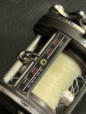 Vintage Daiwa SEALINE 27H Level Wind Trolling Fishing Reel Made in Japan - Thumbnail 2