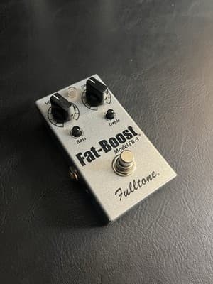 Fulltone Fat boost FB-3 Guitar Effects Pedal Overdrive Boost Distortion READ MOR - Image 1