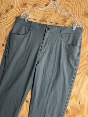 Vuori Meta Pants Mens 34x29 Athletic Slim Fit Grey V430S Stretch Golf Hiking - Thumbnail 2