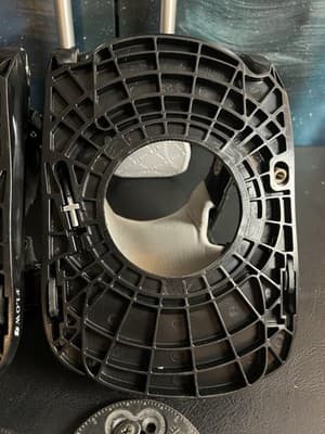 FLOW Flite 03 Mens XL Snowboarding Bindings Rear Entry Step-In Black Complete 3 - Thumbnail 19