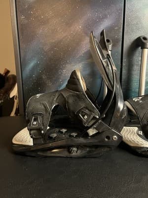 FLOW Flite 03 Mens XL Snowboarding Bindings Rear Entry Step-In Black Complete 3 - Thumbnail 7