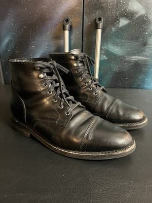 Thursday Boot Company Captain Leather Boot Cap Toe Classic Brown Men's 10.5 Wide - Thumbnail 6