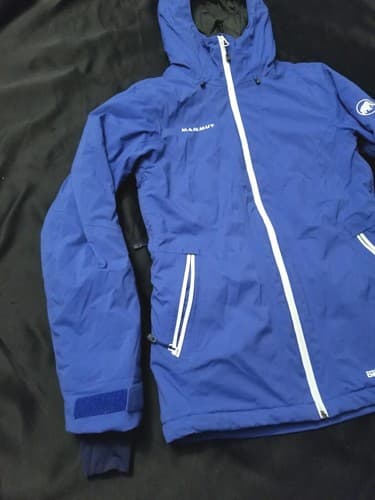 Mammut Nara HS Thermo Hooded Jacket Womens XS Blue Puffer Ski Jacket Snow - Thumbnail 7