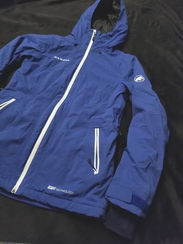 Mammut Nara HS Thermo Hooded Jacket Womens XS Blue Puffer Ski Jacket Snow - Thumbnail 8