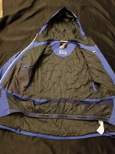 Mammut Nara HS Thermo Hooded Jacket Womens XS Blue Puffer Ski Jacket Snow - Thumbnail 2