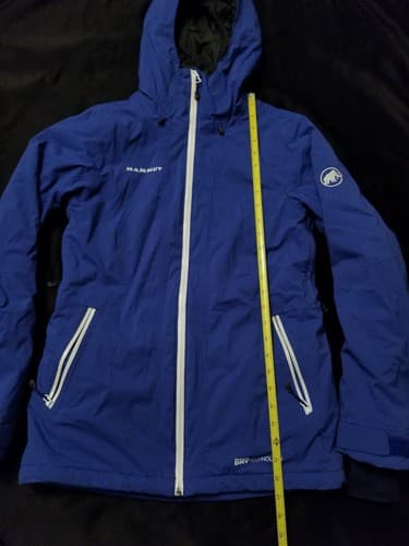 Mammut Nara HS Thermo Hooded Jacket Womens XS Blue Puffer Ski Jacket Snow - Thumbnail 12