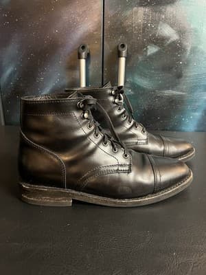 Thursday Boot Company Captain Leather Boot Cap Toe Classic Brown Men's 10.5 Wide - Thumbnail 5