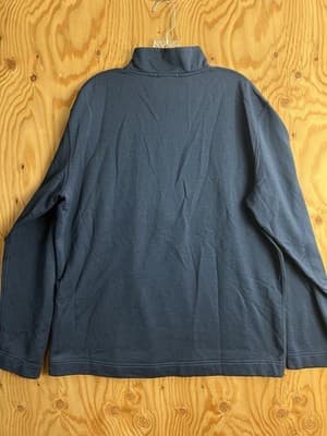Smartwool 1/2 Zip Mens XL Merino Sport Fleece Pullover Sweater Navy Blue - Thumbnail 3
