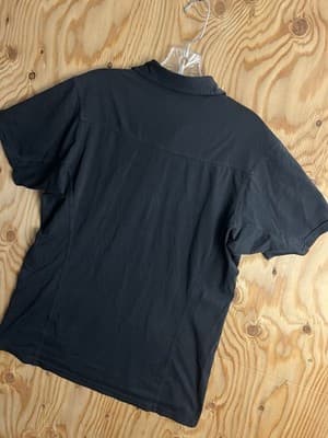 Arcteryx Captive Performance Short Sleeve Polo Shirt Men's Size Small Black - Thumbnail 8
