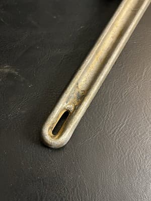 SCHICK 18” Aluminum Pipe Wrench w/ Teeth Vintage USA Made Alcoa - Thumbnail 9