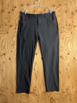 Vuori Meta Pants Mens 34x29 Athletic Slim Fit Grey V430S Stretch Golf Hiking - Image 1