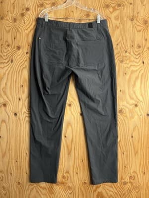 Vuori Meta Pants Mens 34x29 Athletic Slim Fit Grey V430S Stretch Golf Hiking - Thumbnail 4