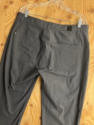 Vuori Meta Pants Mens 34x29 Athletic Slim Fit Grey V430S Stretch Golf Hiking - Thumbnail 5