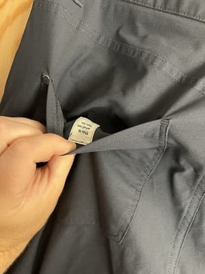 Vuori Meta Pants Mens 34x29 Athletic Slim Fit Grey V430S Stretch Golf Hiking - Thumbnail 8
