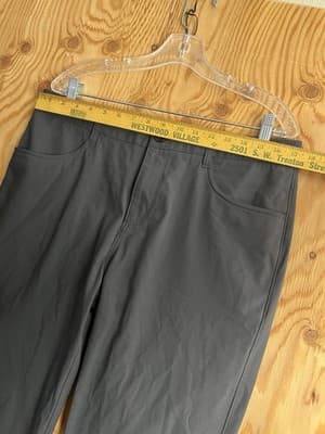 Vuori Meta Pants Mens 34x29 Athletic Slim Fit Grey V430S Stretch Golf Hiking - Thumbnail 13