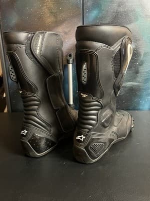 Alpinestars S-MX5 Leather Waterproof Motorbike Boots, EU 48, US 12.5 Motorcycle - Thumbnail 9
