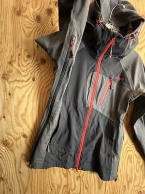 Outdoor Research Skyward II Waterproof Hooded Jacket Ascent Shell Women's Small - Thumbnail 10