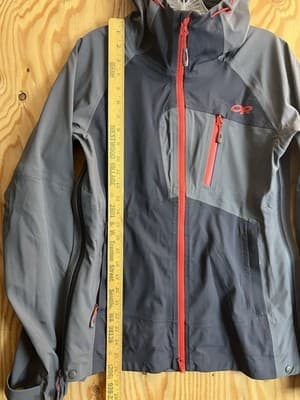 Outdoor Research Skyward II Waterproof Hooded Jacket Ascent Shell Women's Small - Thumbnail 18