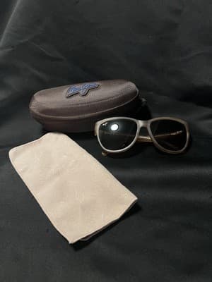 NICE! Maui Jim ‘AILANA’ MJ273N-22M Matte Brown Frame & Polarized Lens 57 18 135 - Image 1