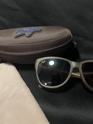 NICE! Maui Jim ‘AILANA’ MJ273N-22M Matte Brown Frame & Polarized Lens 57 18 135 - Thumbnail 3