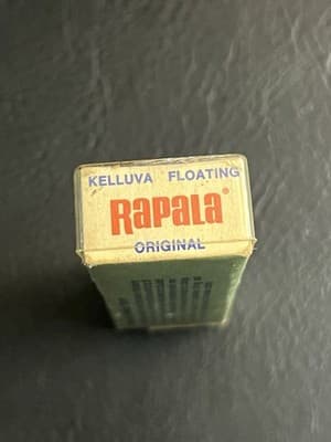 Lot of 2 VTG Rapala Kelluva Floating Minnow 9 B 3 1/2” Sininen Blue + Gold Red - Thumbnail 15