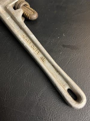 Truecraft 1714 14" Aluminum Heavy Duty AL Pipe Monkey Wrench Tool Adjustable USA - Thumbnail 2