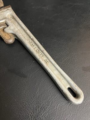 Truecraft 1714 14" Aluminum Heavy Duty AL Pipe Monkey Wrench Tool Adjustable USA - Thumbnail 6