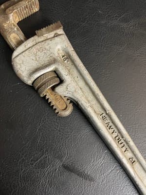 Truecraft 1714 14" Aluminum Heavy Duty AL Pipe Monkey Wrench Tool Adjustable USA - Thumbnail 7
