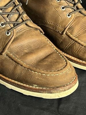 Thursday Boot Diplomat Leather Brown Adobe Arizona Moc Toe Mens 12 Vibram Wedge - Thumbnail 8