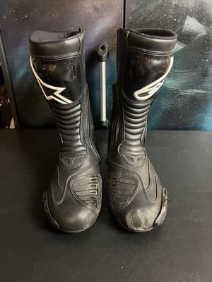 Alpinestars S-MX5 Leather Waterproof Motorbike Boots, EU 48, US 12.5 Motorcycle - Thumbnail 2