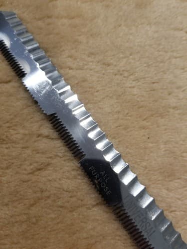 VTG Edaco Universal All Purpose Double Cut Serrated Stainless Knife Germany Rare - Thumbnail 5
