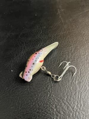 VTG Luhr Jensen Hot Shot 30 Color Steelhead Trout Dot Green Pink Fishing Lure - Thumbnail 7
