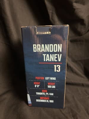 Brandon Tanev Starbucks Bobblehead Seattle Kraken Stadium Giveaway 2022 New - Thumbnail 4