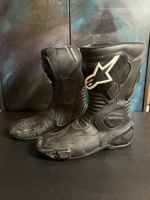 Alpinestars S-MX5 Leather Waterproof Motorbike Boots, EU 48, US 12.5 Motorcycle - Thumbnail 7