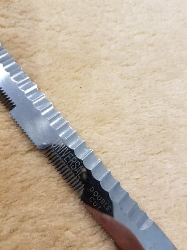VTG Edaco Universal All Purpose Double Cut Serrated Stainless Knife Germany Rare - Thumbnail 4