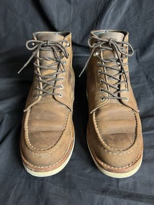 Thursday Boot Diplomat Leather Brown Adobe Arizona Moc Toe Mens 12 Vibram Wedge - Thumbnail 10