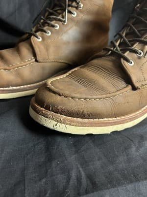 Thursday Boot Diplomat Leather Brown Adobe Arizona Moc Toe Mens 12 Vibram Wedge - Thumbnail 3