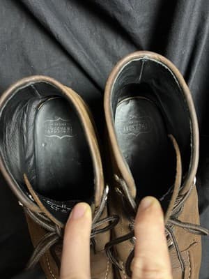 Thursday Boot Diplomat Leather Brown Adobe Arizona Moc Toe Mens 12 Vibram Wedge - Thumbnail 15
